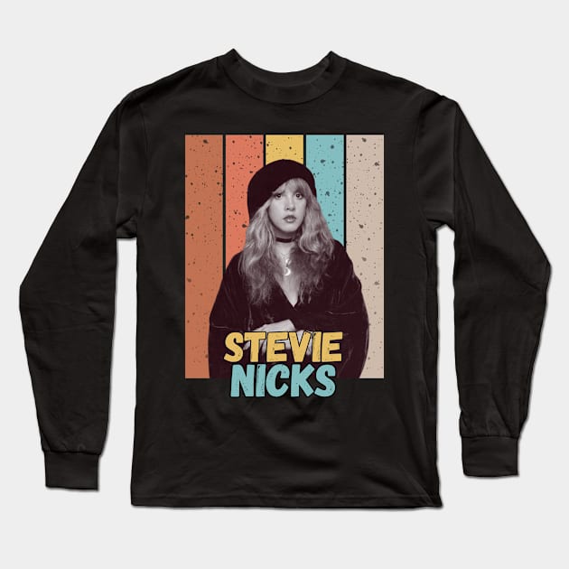 Stevie Nicks Long Sleeve T-Shirt by PsychodeMayo